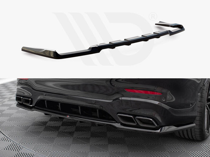 Mercedes-AMG GLC 63 SUV X253 Rear Splitter (Vertical Bars) V.2 - Maxton Design