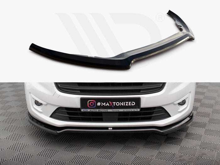 Ford Transit Connect Mk2 Facelift Front Splitter V.1 - Maxton Design
