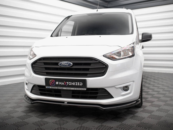 Ford Transit Connect Mk2 Facelift Front Splitter V.1 - Maxton Design