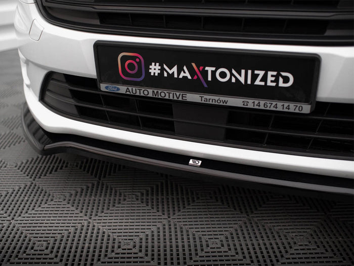 Ford Transit Connect Mk2 Facelift Front Splitter V.1 - Maxton Design