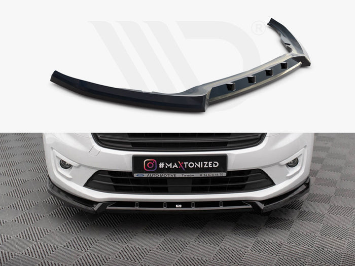 Ford Transit Connect Mk2 Facelift Front Splitter V.2 - Maxton Design