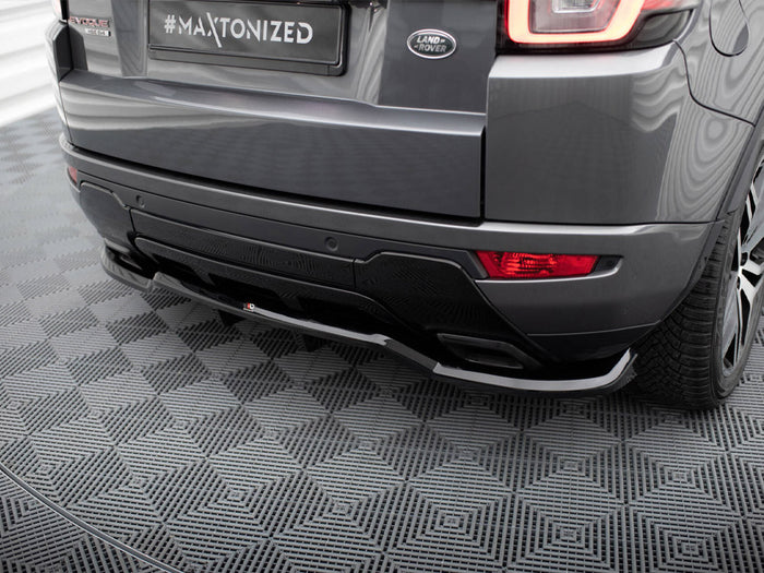 Rear Splitter (Vertical Bars) Land Rover Range Rover Evoque HSE Dynamic Mk1 Facelift - Maxton Design