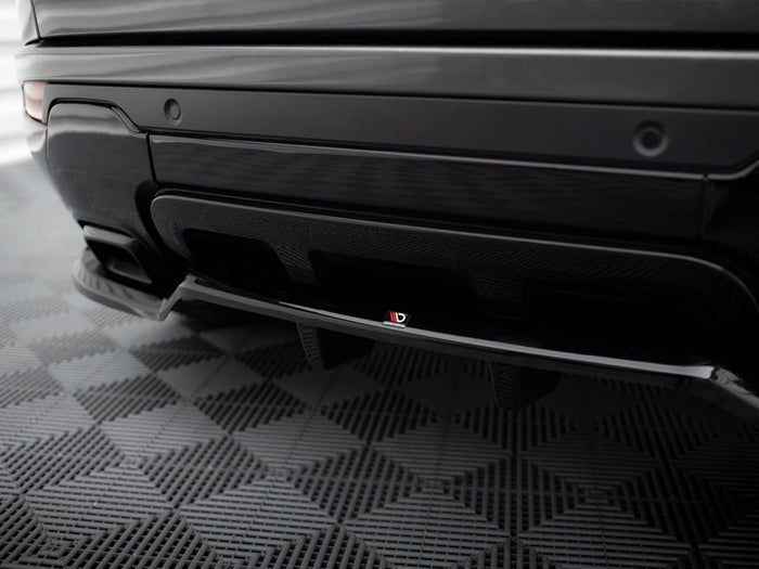 Rear Splitter (Vertical Bars) Land Rover Range Rover Evoque HSE Dynamic Mk1 Facelift - Maxton Design