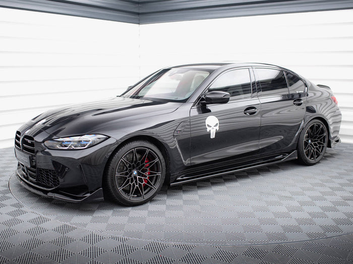 BMW M3 Sedan / Touring G80 / G81 Side Skirts Diffusers V.3 CSL Look - Maxton Design
