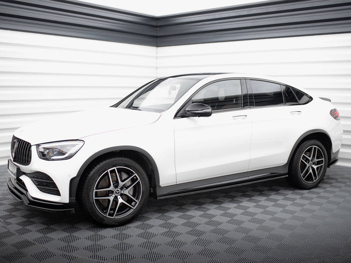 Side Skirts Diffusers V.3 Mercedes-Benz GLC Coupe AMG-Line C253 - Maxton Design