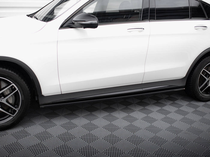 Side Skirts Diffusers V.3 Mercedes-Benz GLC Coupe AMG-Line C253 - Maxton Design