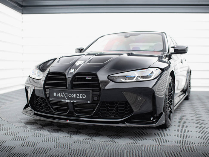 BMW M4 G82 / M3 G80 Front Splitter V.4 CSL Look - Maxton Design