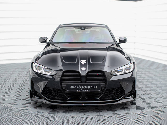 BMW M4 G82 / M3 G80 Front Splitter V.4 CSL Look - Maxton Design