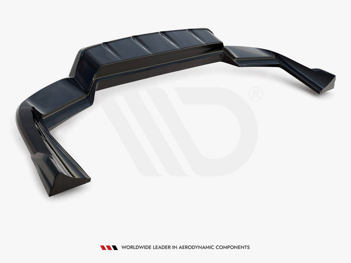 Porsche Cayenne Coupe / SUV Mk3 Rear Splitter (Vertical Bars) - Maxton Design