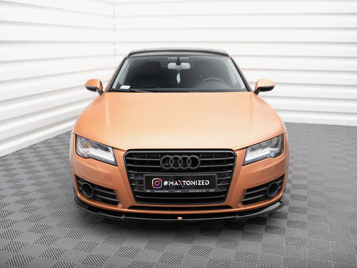 Audi A7 C7 Front Splitter V.1 - Maxton Design