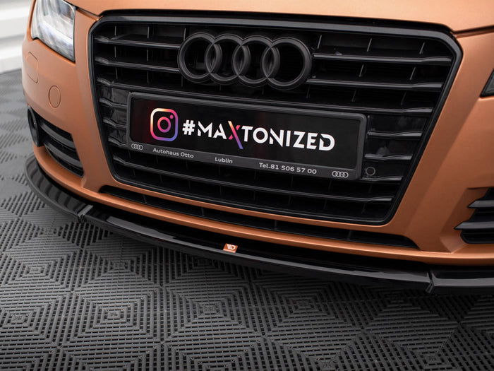 Audi A7 C7 Front Splitter V.1 - Maxton Design