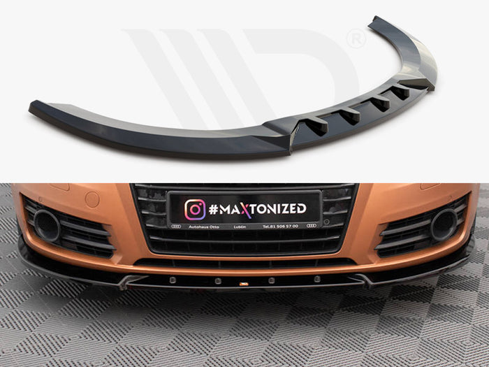 Audi A7 C7 Front Splitter V.2 - Maxton Design