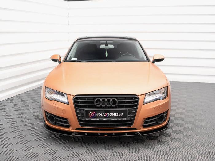 Audi A7 C7 Front Splitter V.2 - Maxton Design