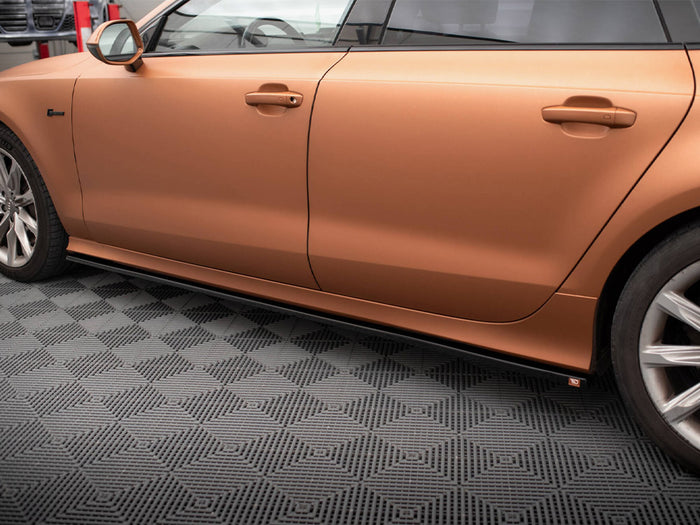 Audi A7 S-Line / S7 C7 Side Skirts Diffusers V.3 - Maxton Design