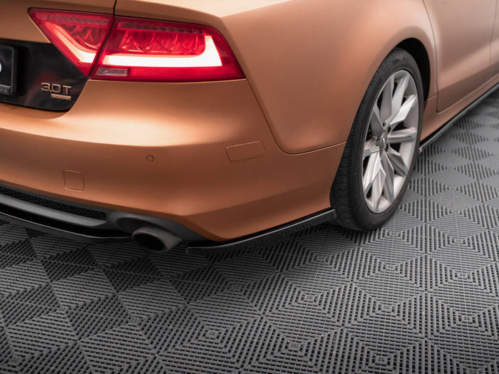 Audi A7 S-Line C7 Rear Side Splitters V.2 - Maxton Design