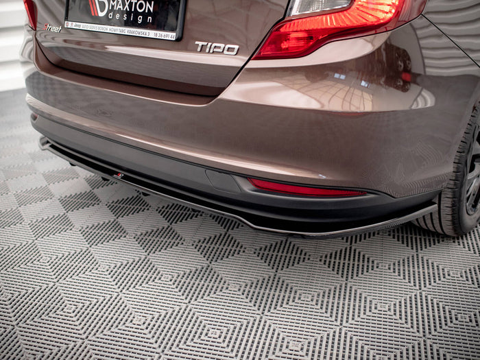 Fiat Tipo S Sedan Mk1 Central Rear Splitter (Vertical Bars) - Maxton Design