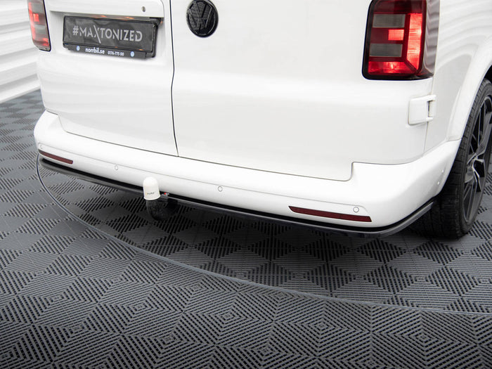 Volkswagen T6 Long Facelift Central Rear Splitter - Maxton Design
