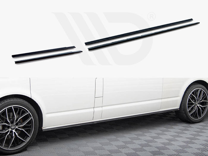 Volkswagen T6 Long Facelift Side Skirts Diffusers - Maxton Design