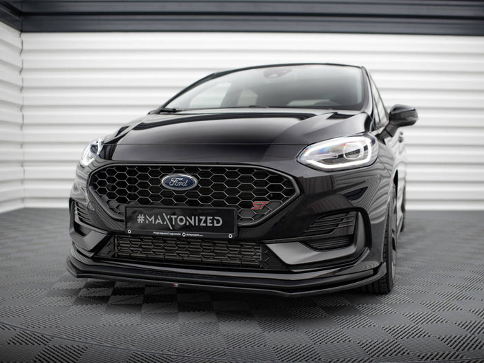 Ford Fiesta ST / ST-Line Mk8 Facelift Front Splitter V.1 - Maxton Design