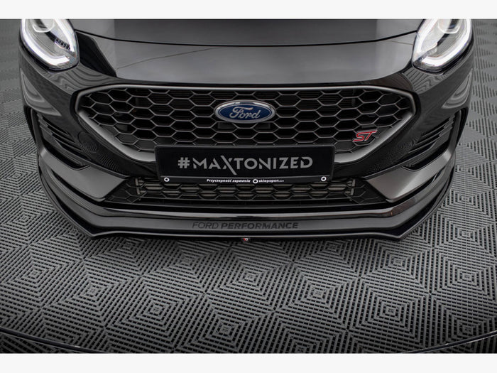 Ford Fiesta ST / ST-Line Mk8 Facelift Front Splitter V.1 - Maxton Design