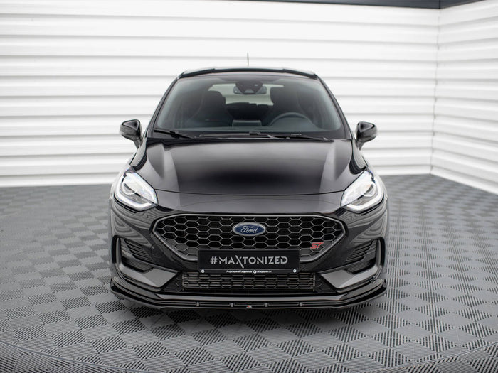 Ford Fiesta ST / ST-Line Mk8 Facelift Front Splitter V.2 - Maxton Design