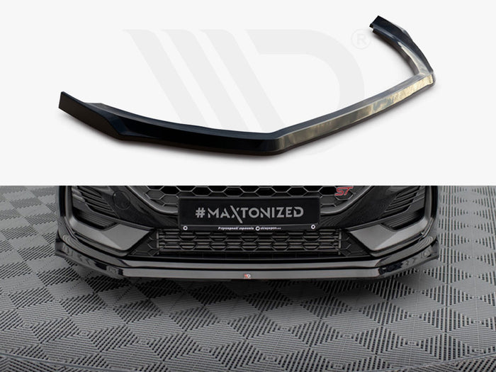 Ford Fiesta ST / ST-Line Mk8 Facelift Front Splitter V.3 - Maxton Design