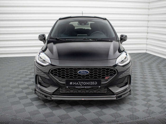 Ford Fiesta ST / ST-Line Mk8 Facelift Front Splitter V.3 - Maxton Design