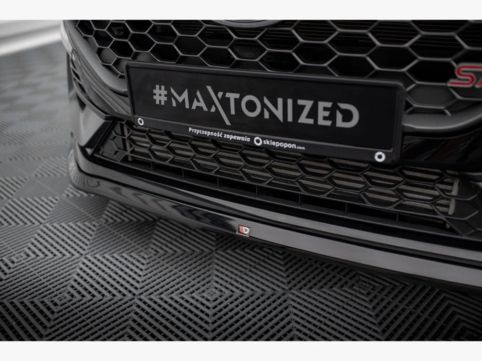 Ford Fiesta ST / ST-Line Mk8 Facelift Front Splitter V.3 - Maxton Design