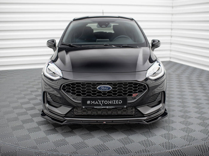 Ford Fiesta ST / ST-Line Mk8 Facelift Front Splitter V.4 - Maxton Design