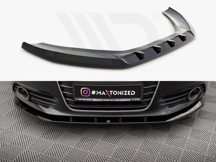 Audi A6 C7 Front Splitter V.3 - Maxton Design