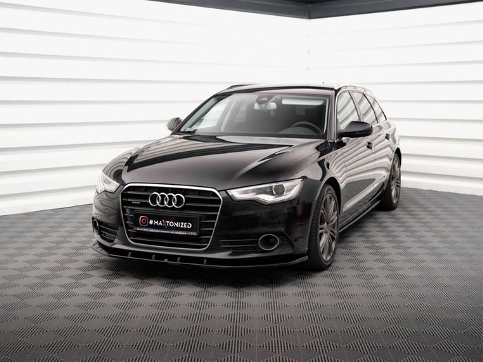 Audi A6 C7 Front Splitter V.3 - Maxton Design