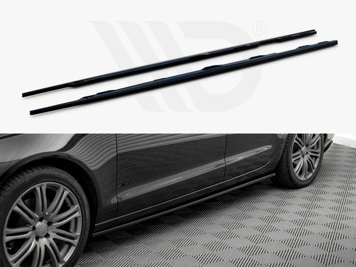Audi A6 C7 Side Skirts Diffusers V.2 - Maxton Design