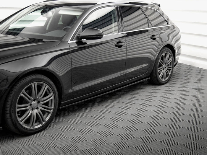 Audi A6 C7 Side Skirts Diffusers V.2 - Maxton Design