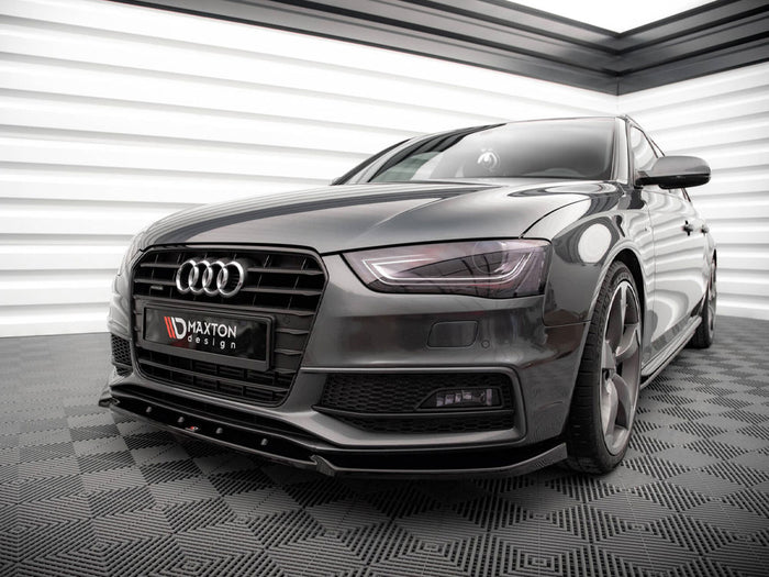 Audi A4 S-Line / S4 B8 Facelift Front Splitter V.3 - Maxton Design