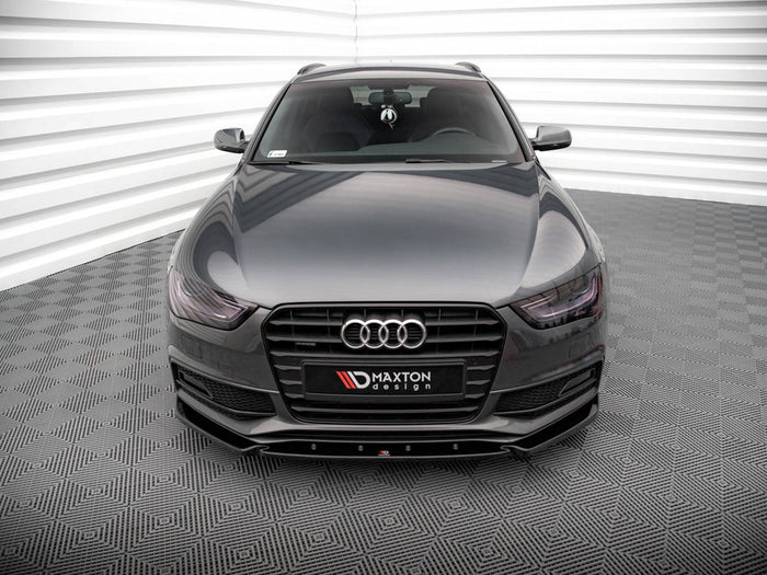 Audi A4 S-Line / S4 B8 Facelift Front Splitter V.3 - Maxton Design