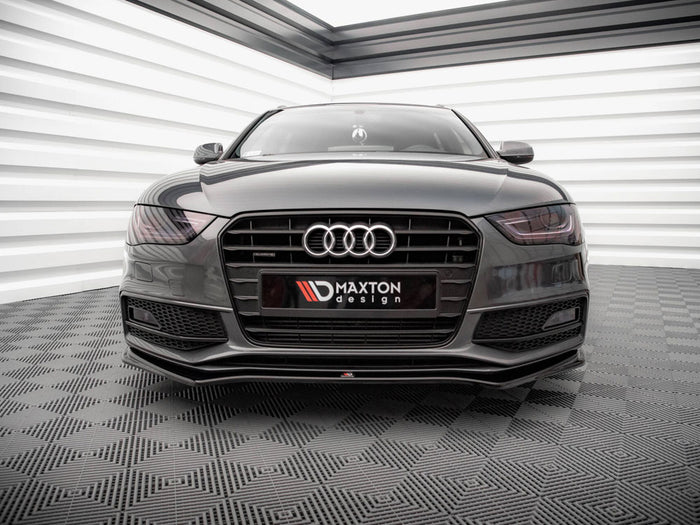 Audi A4 S-Line / S4 B8 Facelift Front Splitter V.4 - Maxton Design