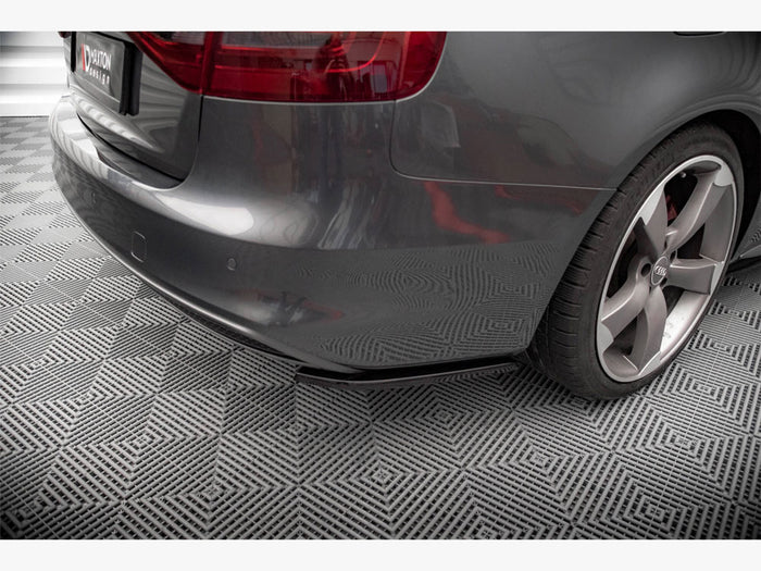 Audi A4 S-Line Avant B8 Facelift Rear Side Splitters V.2 - Maxton Design