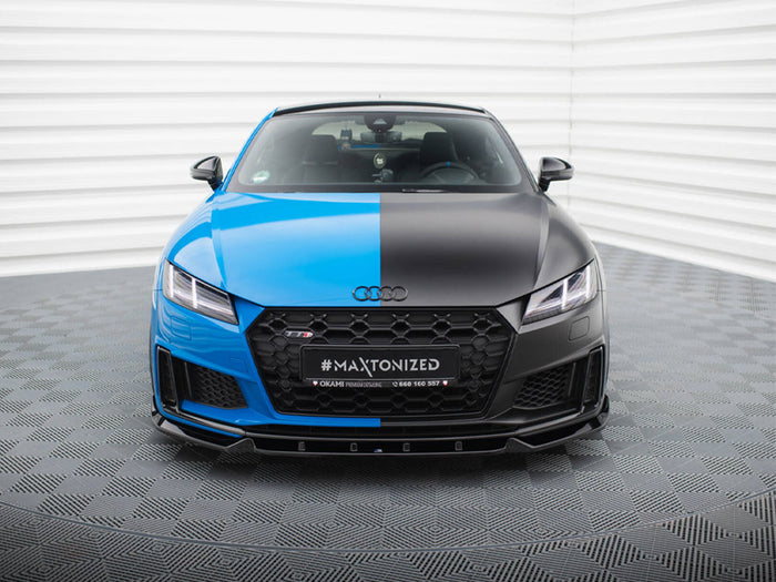 Audi TT S / TT S-Line 8S Facelift Front Splitter V.1 - Maxton Design