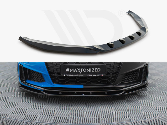Audi TT S / TT S-Line 8S Facelift Front Splitter V.2 - Maxton Design
