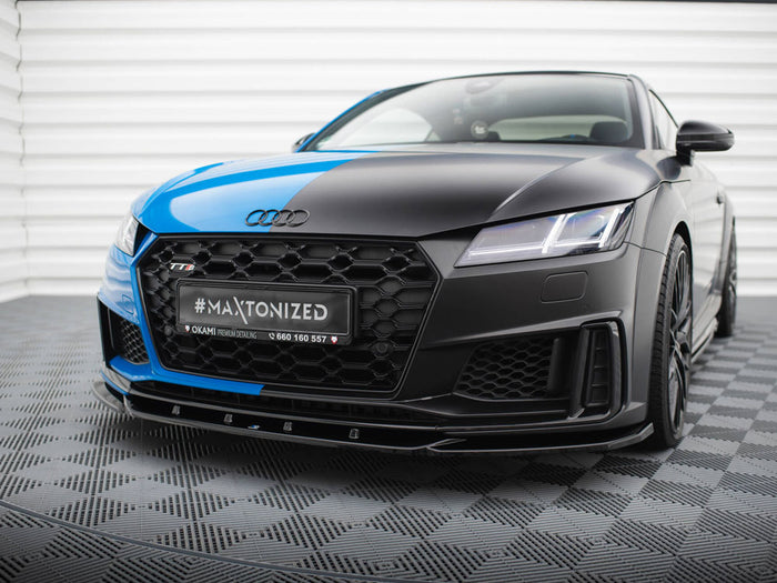 Audi TT S / TT S-Line 8S Facelift Front Splitter V.2 - Maxton Design