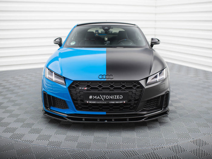Audi TT S / TT S-Line 8S Facelift Front Splitter V.2 - Maxton Design