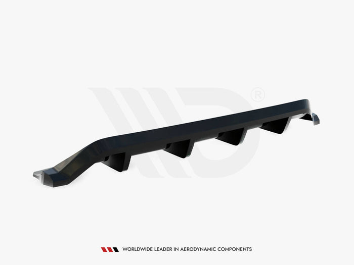 Chrysler 300 Mk2 Central Rear Splitter (Vertical Bars) - Maxton Design