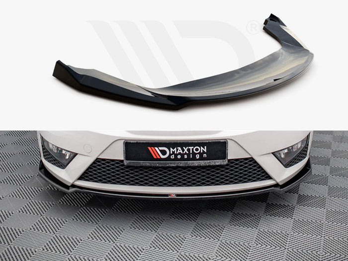 Front Splitter V.1 Seat Ibiza FR SC Mk4 Facelift - Maxton Design