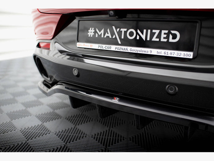 Central Rear Splitter (Vertical Bars) Alfa Romeo Tonale Mk1 - Maxton Design