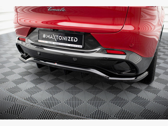 Central Rear Splitter (Vertical Bars) Alfa Romeo Tonale Mk1 - Maxton Design