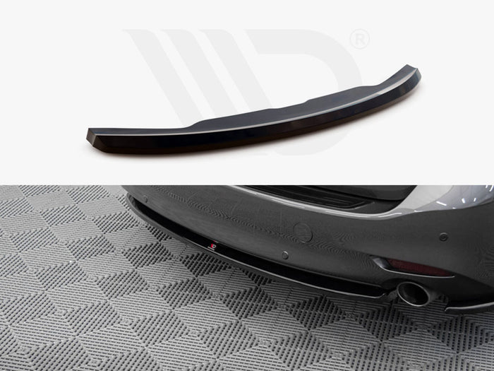 Mazda 6 Mk3 Facelift Central Rear Splitter - Maxton Design