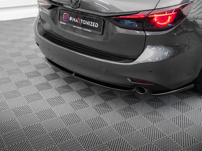 Mazda 6 Mk3 Facelift Central Rear Splitter - Maxton Design