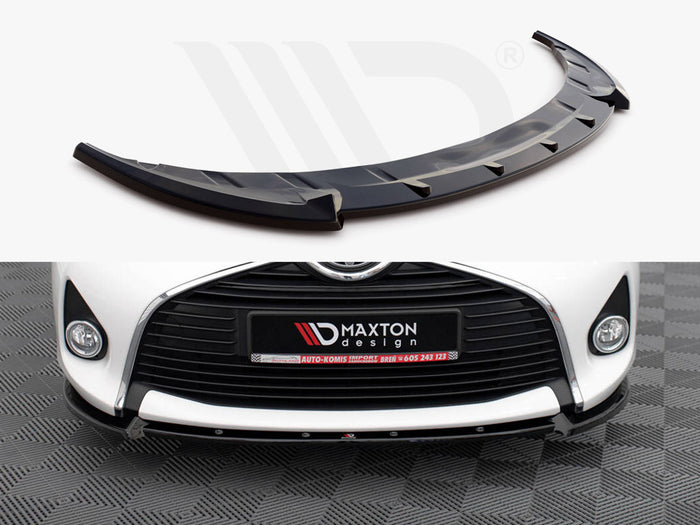 Toyota Yaris Mk3 Facelift Front Splitter - Maxton Design