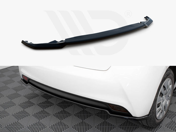 Toyota Yaris Mk3 Facelift Central Rear Splitter - Maxton Design