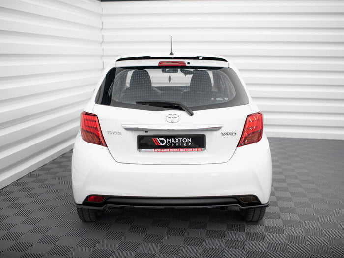 Toyota Yaris Mk3 Facelift Central Rear Splitter - Maxton Design